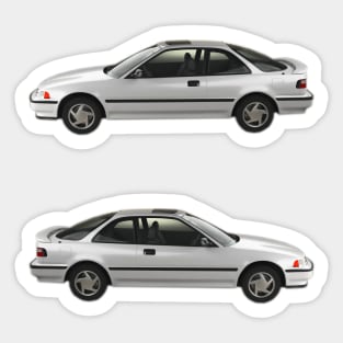 Acura Integra coupe 1991 model 03 Sticker